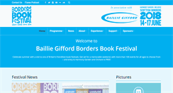 Desktop Screenshot of bordersbookfestival.org